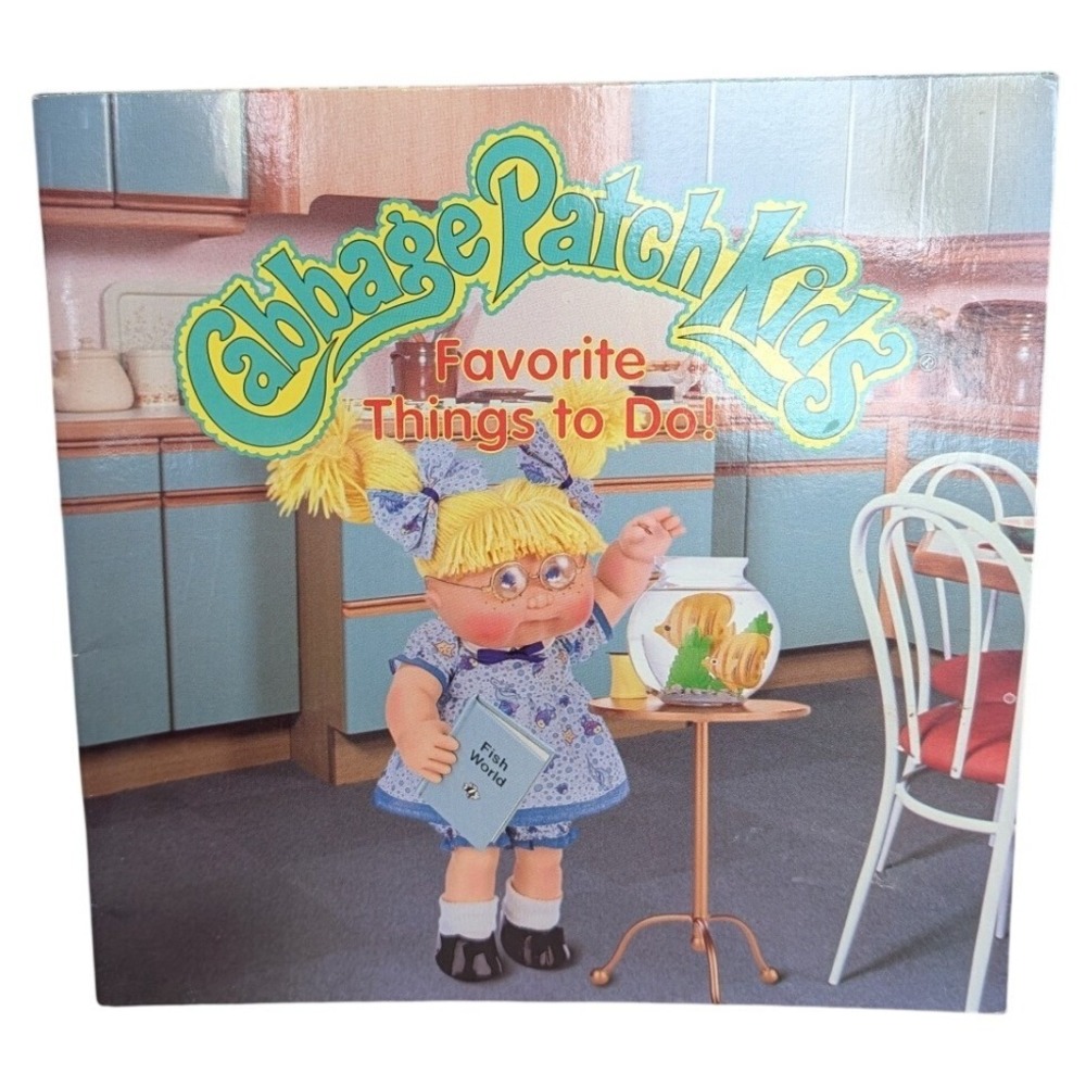 Vintage Cabbage Patch Kids Favorite Things to Do Vinyl Record Album LP 1980s